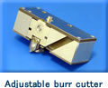 Adjustable burr cutter